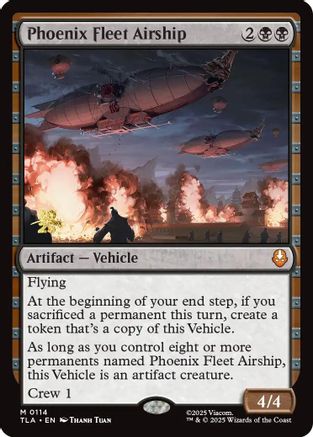 Phoenix Fleet Airship  [Foil]  (PRE-114) - [Prerelease Cards]
