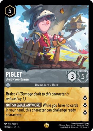 Piglet - Sturdy Swordsman (191/204) - [Ursulas Return]