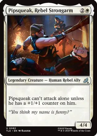 Pipsqueak, Rebel Strongarm  (TLE-082) - [Avatar: The Last Airbender: Eternal-Legal]