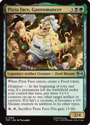 Pizza Face, Gastromancer  [Foil]  (TMT-163) - [Teenage Mutant Ninja Turtles]