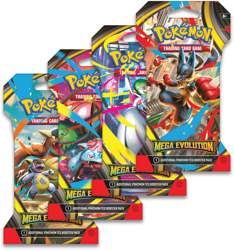 POKEMON ME01 MEGA EVOLUTION Sleeved BOOSTER