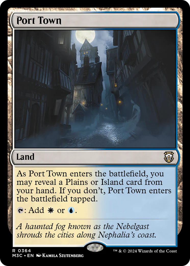 Port Town  [Foil]  (M3C-364) - [Modern Horizons 3 Commander]