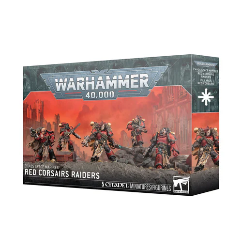 [Pre-Order] Chaos Space Marines: Red Corsairs Raiders [Mar 21, 2026]
