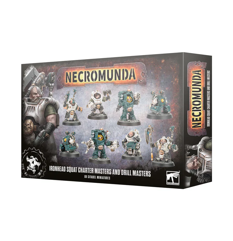 [Pre-Order] Necromunda: Ironhead Squat Charter & Drill Masters [Dec 20, 2025]