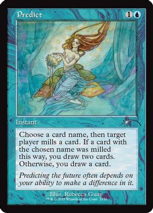 Predict (Retro Frame)  (SLD-2156) - [Secret Lair Drop Series]