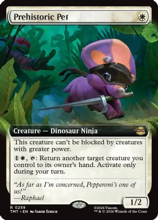 Prehistoric Pet (Extended Art)  (TMT-259) - [Teenage Mutant Ninja Turtles]