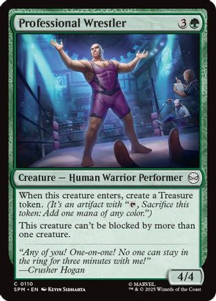 Professional Wrestler  [Foil]  (SPM-110) - [Marvel's Spider-Man]