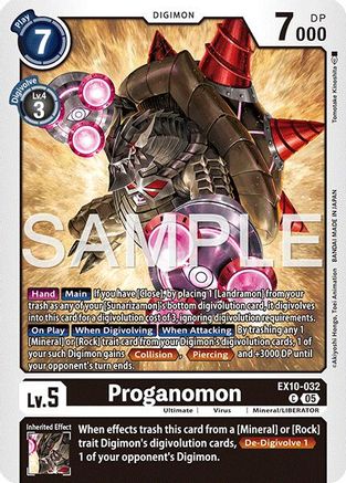 Proganomon (EX10-032) - [Sinister Order]