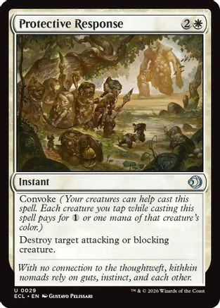 Protective Response  [Foil]  (ECL-029) - [Lorwyn Eclipsed]