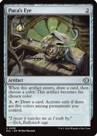Puca's Eye  (ECL-259) - [Lorwyn Eclipsed]
