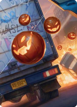 Pumpkin Bombs Art Card  (AASPM-) - [Art Series: Marvel's Spider-Man]