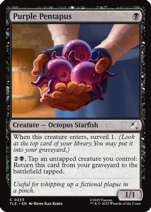 Purple Pentapus  [Foil]  (TLE-233) - [Avatar: The Last Airbender: Eternal-Legal]