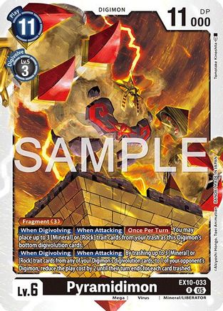 Pyramidimon (EX10-033) - [Sinister Order] Foil