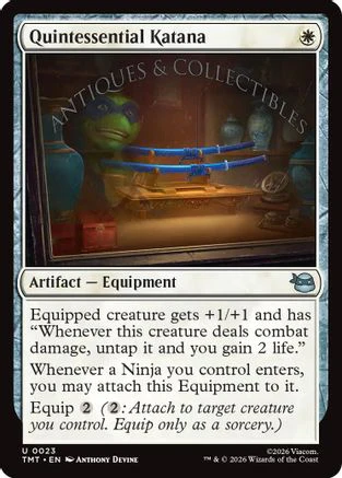 Quintessential Katana  (TMT-023) - [Teenage Mutant Ninja Turtles]
