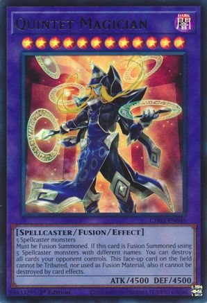 Quintet Magician [CH02-EN046] - THE CHRONICLES DECK: Spirit Charmers (All-Foil Edition) 1st Edition - Ultra Rare
