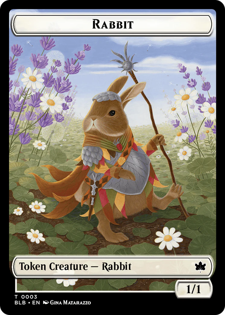 Rabbit  (BLB-003) - [Bloomburrow Tokens]
