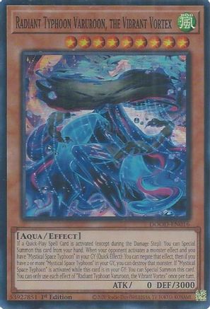 Radiant Typhoon Varuroon, the Vibrant Vortex [DOOD-EN016] - Doom of Dimensions 1st Edition - Super Rare