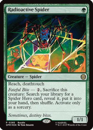 Radioactive Spider  [Foil]  (UMP-285) - [Unique and Miscellaneous Promos]