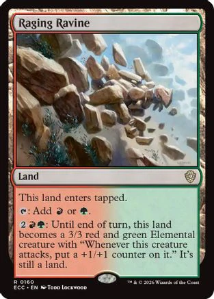 Raging Ravine  (ECC-160) - [Commander: Lorwyn Eclipsed]