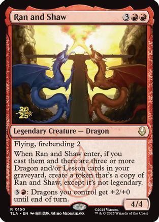 Ran and Shaw  [Foil]  (PRE-150) - [Prerelease Cards]