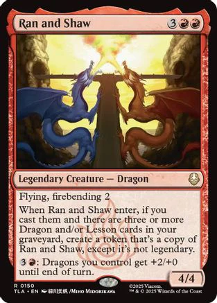 Ran and Shaw  [Foil]  (TLA-150) - [Avatar: The Last Airbender]