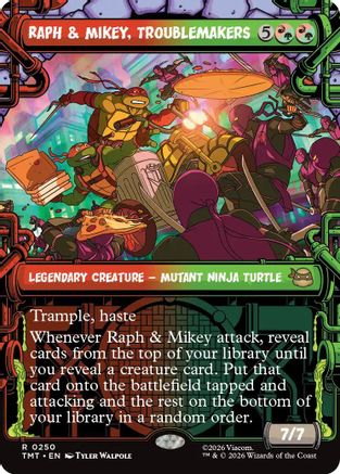 Raph & Mikey, Troublemakers (Showcase)  (TMT-250) - [Teenage Mutant Ninja Turtles]