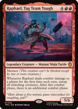 Raphael, Tag Team Tough  (TMT-118) - [Teenage Mutant Ninja Turtles]
