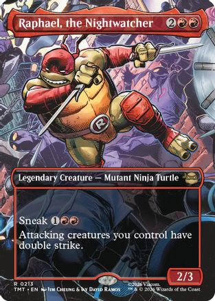 Raphael, the Nightwatcher (Borderless)  (TMT-213) - [Teenage Mutant Ninja Turtles]