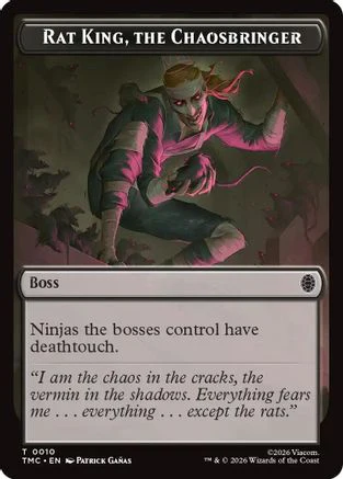 Rat King, The Chaosbringer  (TMC-010) - [Commander: Teenage Mutant Ninja Turtles]