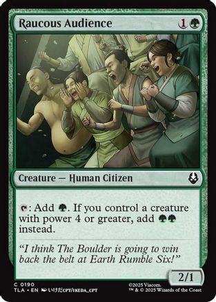 Raucous Audience  (TLA-190) - [Avatar: The Last Airbender]