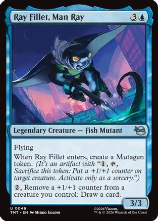 Ray Fillet, Man Ray  [Foil]  (TMT-049) - [Teenage Mutant Ninja Turtles]