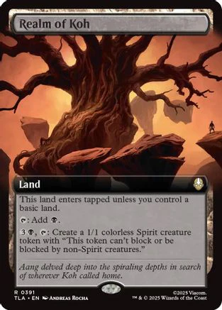 Realm of Koh (Extended Art)  [Foil]  (TLA-391) - [Avatar: The Last Airbender]