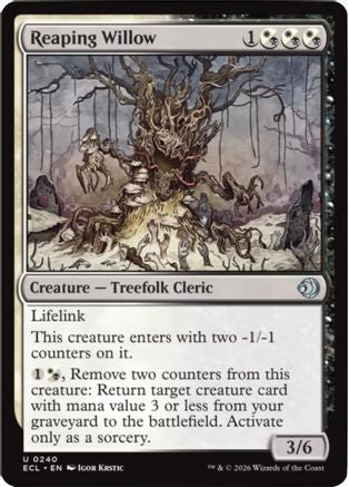 Reaping Willow  (ECL-240) - [Lorwyn Eclipsed]
