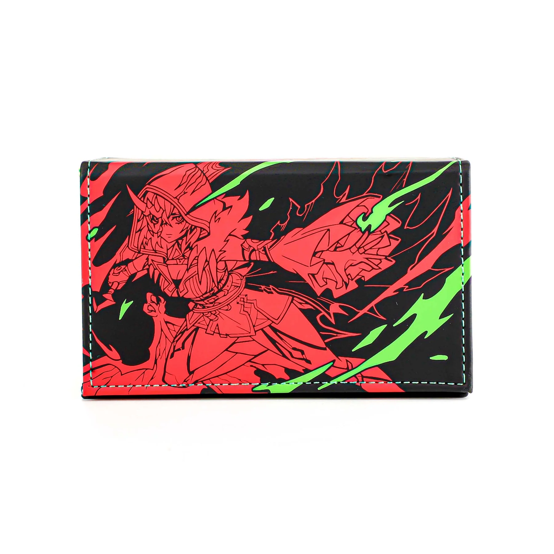 Manamoon Red Belle - Viridian Vex - Faux Leather Dicewinder Deck Box (Limit 1 Per Person)