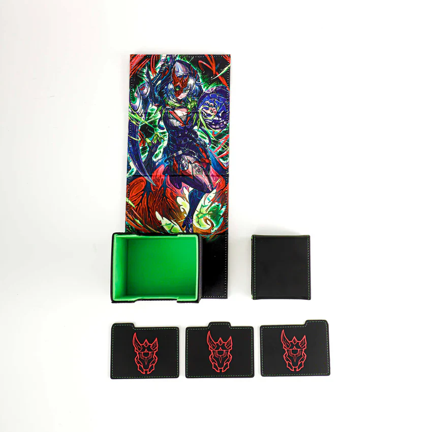Manamoon Red Belle - Viridian Vex - Faux Leather Dicewinder Deck Box (Limit 1 Per Person) - Image 2