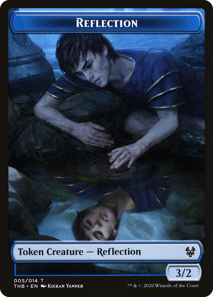 Reflection  [Foil]  (THB-005) - [Theros Beyond Death Tokens]