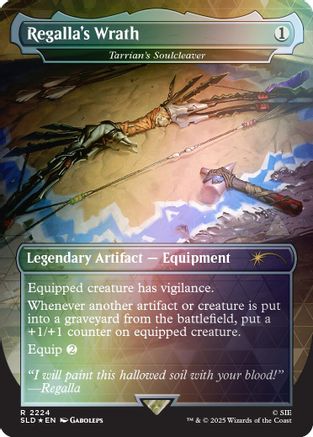Regalla's Wrath - Tarrian's Soulcleaver (Rainbow Foil)  [Foil]  (SLD-2224) - [Secret Lair Drop Series]