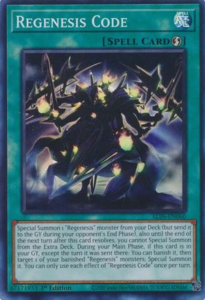 Regenesis Code [ALIN-EN060] - Alliance Insight 1st Edition - Super Rare