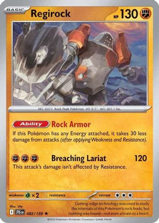 Regirock  - (082/159) Holofoil [SV09 Journey Together]