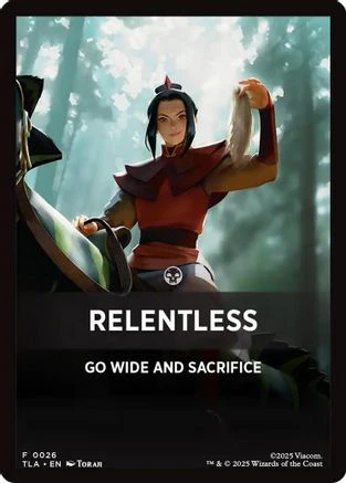 Relentless Theme Card  (TLA-026) - [Avatar: The Last Airbender]