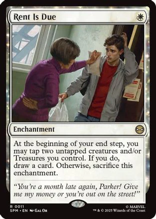 Rent Is Due  [Foil]  (SPM-011) - [Marvel's Spider-Man]