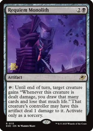 Requiem Monolith  [Foil]  (PRE-113) - [Prerelease Cards]