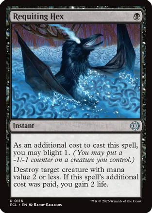 Requiting Hex  (ECL-116) - [Lorwyn Eclipsed]