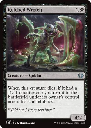 Retched Wretch  [Foil]  (ECL-117) - [Lorwyn Eclipsed]