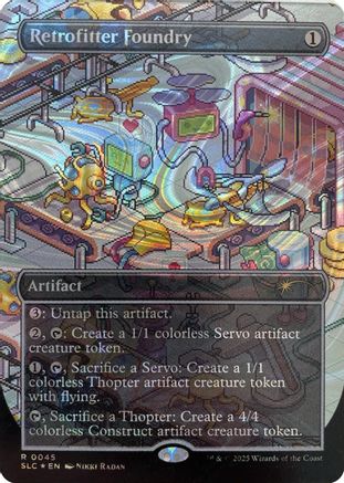 Retrofitter Foundry (Halo Foil)  [Foil]  (SLC-045) - [Secret Lair Countdown Kit]