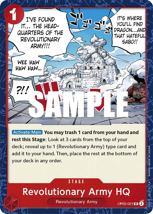 Revolutionary Army HQ (OP05-021) - [Awakening of the New Era]
