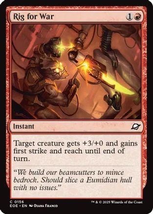 Rig for War  [Foil]  (EOE-156) - [Edge of Eternities]