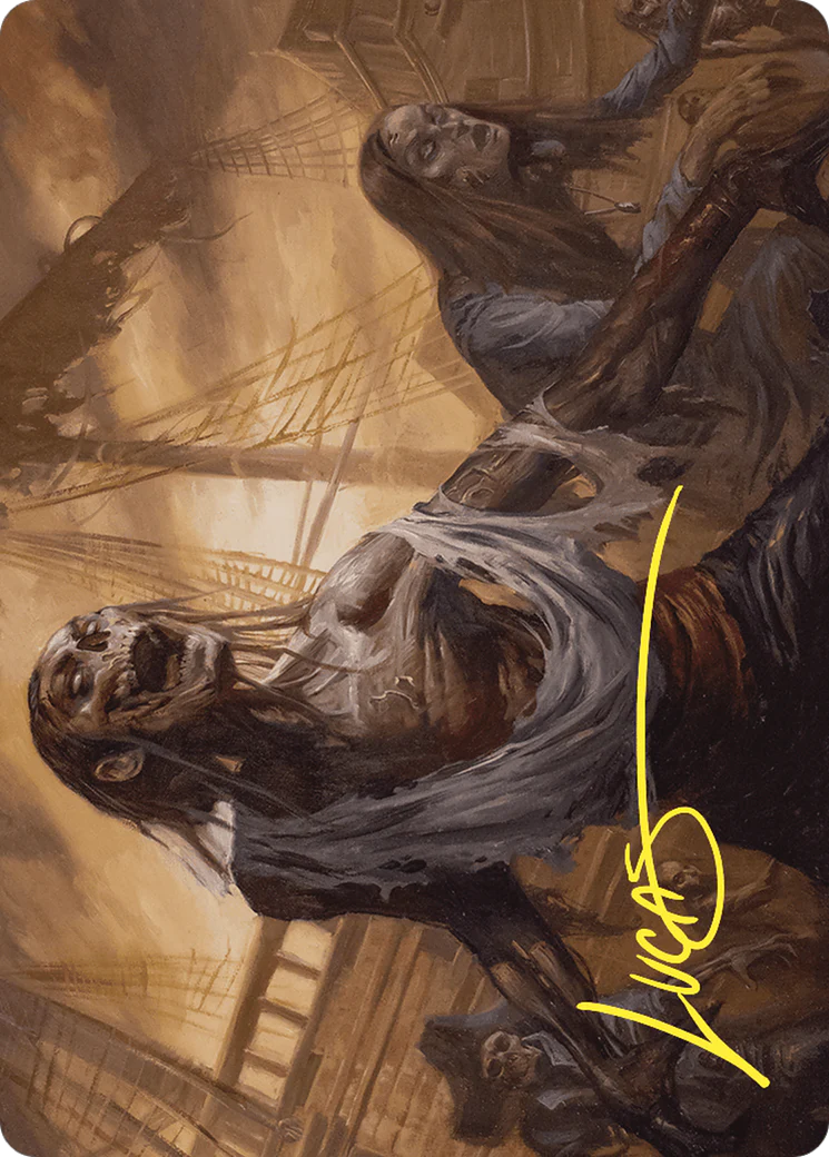 Rise from the Tides Art Card (Gold-Stamped Signature)  (ASCMM-011) - [Commander Masters Art Series] (Borderless)