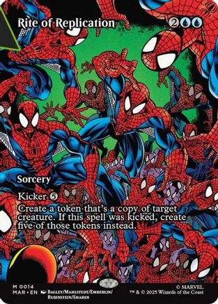 Rite of Replication (Borderless)  (MAR-014) - [Marvel Eternal-Legal]
