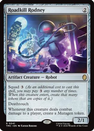 Roadkill Rodney  [Foil]  (TMC-041) - [Commander: Teenage Mutant Ninja Turtles]